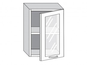 1.50.3 Шкаф настенный (h=720) на 500мм с 1-ой стекл. дверцей в Кизеле - kizel.магазин96.com | фото