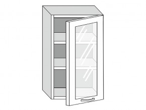 19.50.3 Шкаф настенный (h=913) на 500мм с 1-ой стекл. дверцей в Кизеле - kizel.магазин96.com | фото