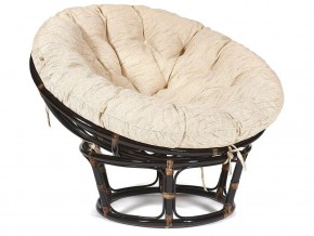 Кресло Papasan 23/01 W с подушкой Antique brown, ткань Старт в Кизеле - kizel.магазин96.com | фото