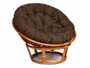 Кресло Papasan 23/01 W с подушкой Cognac, ткань Коричневый в Кизеле - kizel.магазин96.com | фото