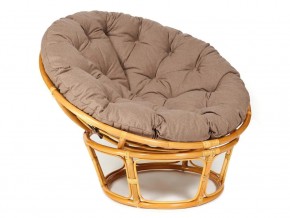 Кресло Papasan 23/01 W с подушкой Honey, экошерсть Коричневый в Кизеле - kizel.магазин96.com | фото