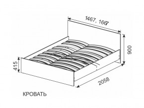 Кровать 1600х2000 ортопедическое основание в Кизеле - kizel.магазин96.com | фото