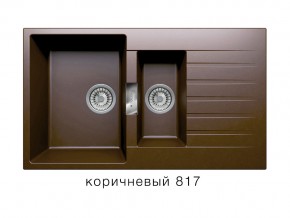 Мойка кварцевая Tolero Loft TL-860 Коричневый 817 в Кизеле - kizel.магазин96.com | фото