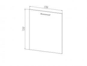 П 60 Комплект для посудомоечной машины 600 мм (цоколь + фасад) ЛДСП в Кизеле - kizel.магазин96.com | фото