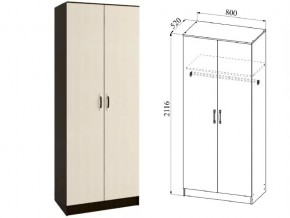 Шкаф 2 двери Ронда ШКР800.1 венге/дуб белфорт в Кизеле - kizel.магазин96.com | фото